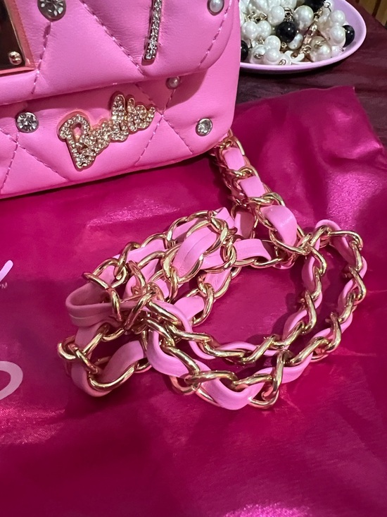 Barbie x ALDO Pink Quilted Chain Crossbody Bag - Picture 4 of 11